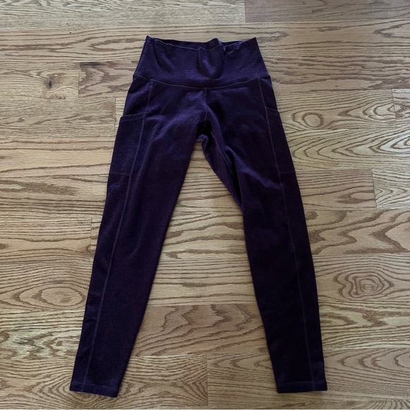 Aerie Chill Play Move Legging, Size Medium, Maroon - Picture 4 of 5